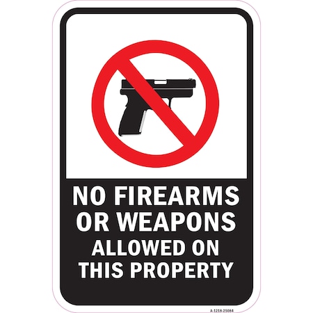Signmission Safety Sign, 12 in Height, Aluminum, 25084 A-1218-25084